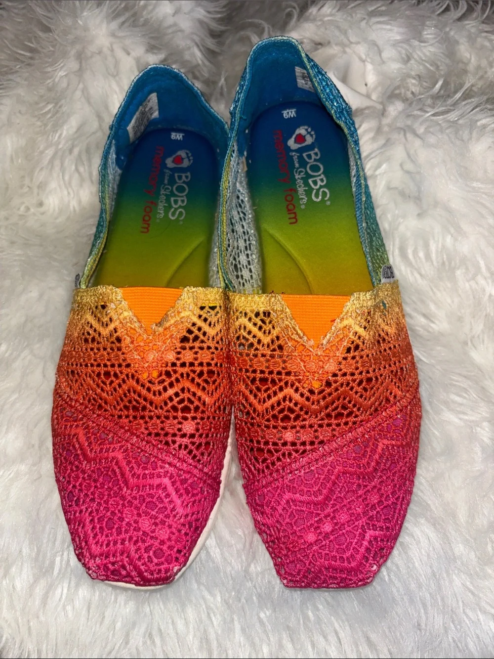 Skechers see espadrilles rainbow